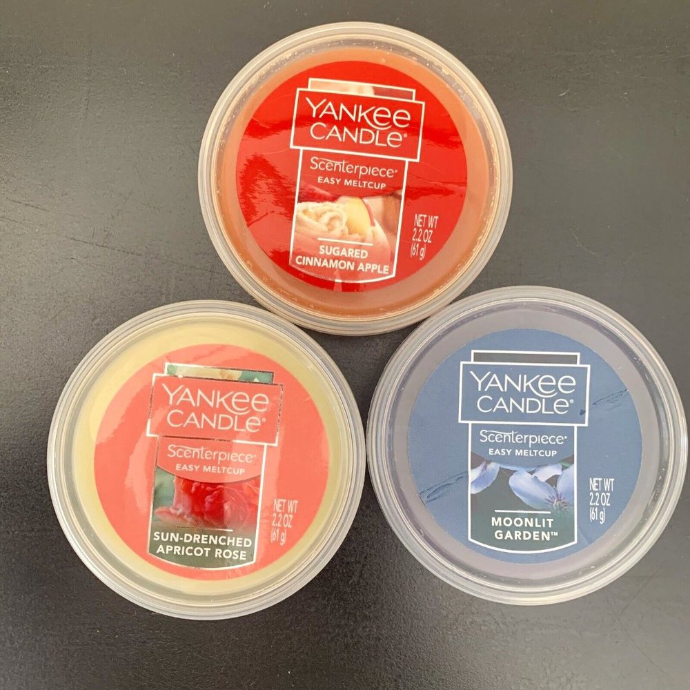 Yankee Candle Scenterpiece Easy Melt Cup 2.2oz - Lot Of 3 NEW Citrus Moonligt